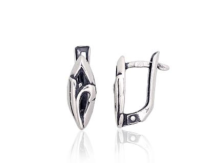 Silver earrings
