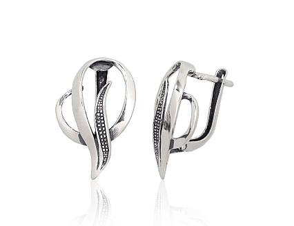 Silver earrings