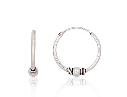 Silver earrings