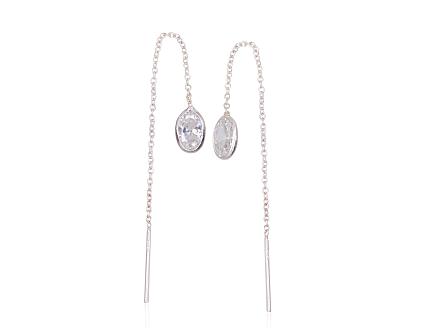 Ohrringe aus Silber mit Zirkonia