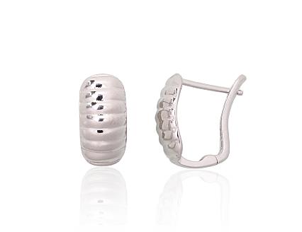Silver earrings
