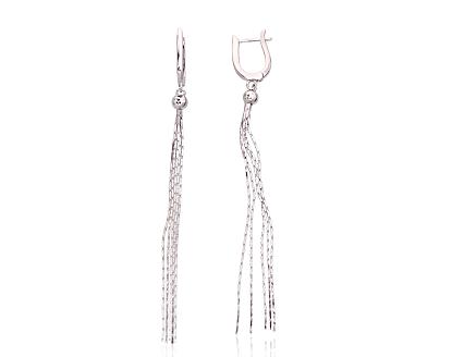 Silver earrings