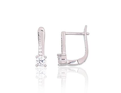 Ohrringe aus Silber mit Zirkonia
