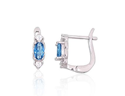 Ohrringe aus Silber mit Zirkonia