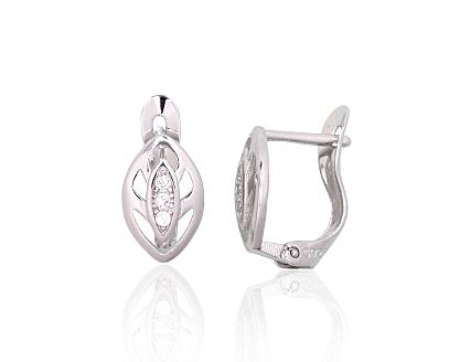Ohrringe aus Silber mit Zirkonia