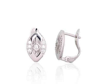 Ohrringe aus Silber mit Zirkonia