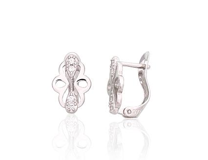 Ohrringe aus Silber mit Zirkonia