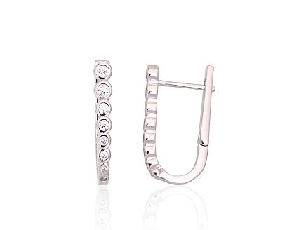 Ohrringe aus Silber mit Zirkonia