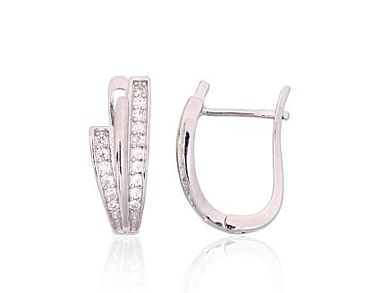 Ohrringe aus Silber mit Zirkonia