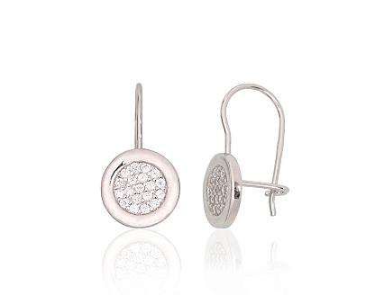 Ohrringe aus Silber mit Zirkonia