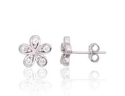 Ohrringe aus Silber mit Zirkonia