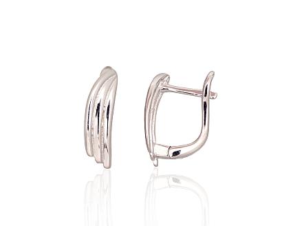 Silver earrings
