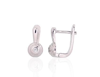 Ohrringe aus Silber mit Zirkonia