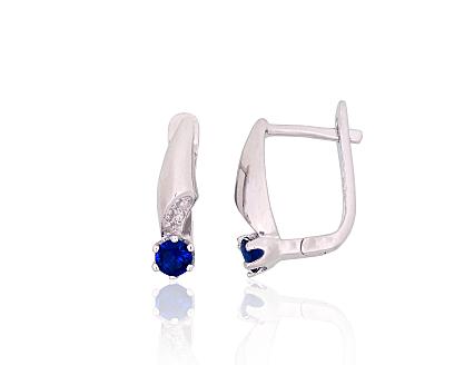 Ohrringe aus Silber mit Zirkonia