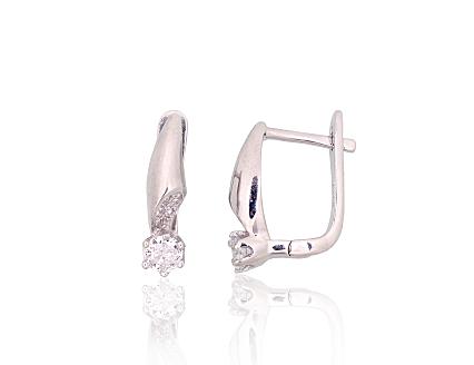 Ohrringe aus Silber mit Zirkonia
