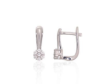 Ohrringe aus Silber mit Zirkonia