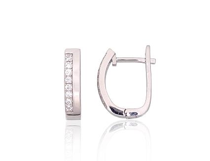 Ohrringe aus Silber mit Zirkonia