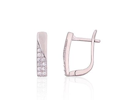 Ohrringe aus Silber mit Zirkonia