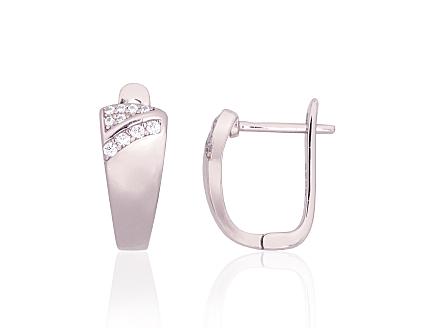 Ohrringe aus Silber mit Zirkonia