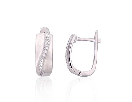 Ohrringe aus Silber mit Zirkonia
