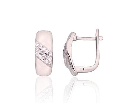 Ohrringe aus Silber mit Zirkonia