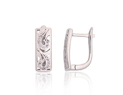 Ohrringe aus Silber mit Zirkonia