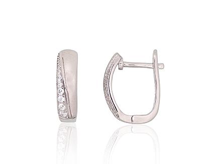 Ohrringe aus Silber mit Zirkonia