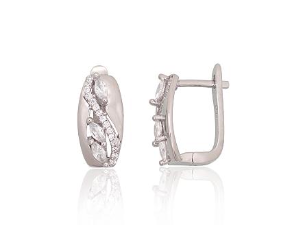 Ohrringe aus Silber mit Zirkonia