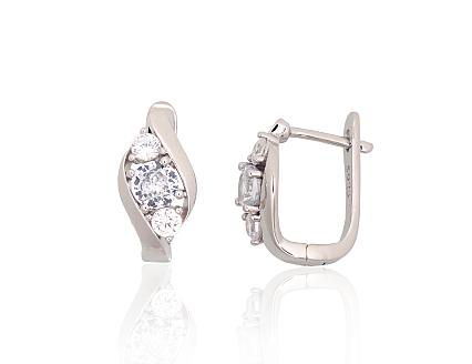 Ohrringe aus Silber mit Zirkonia