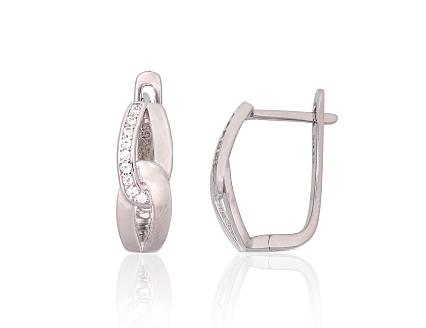 Ohrringe aus Silber mit Zirkonia