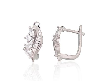 Ohrringe aus Silber mit Zirkonia