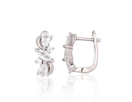 Ohrringe aus Silber mit Zirkonia