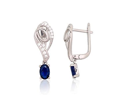 Ohrringe aus Silber mit Zirkonia