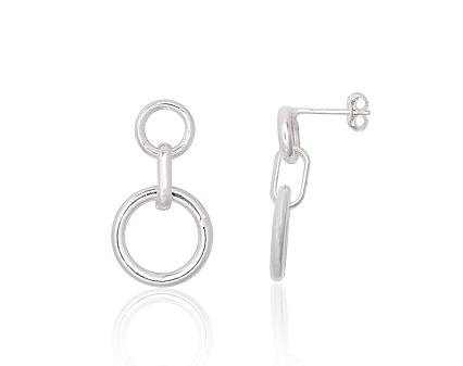 Silver earrings