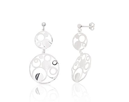 Silver earrings