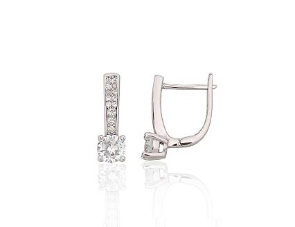 Ohrringe aus Silber mit Zirkonia