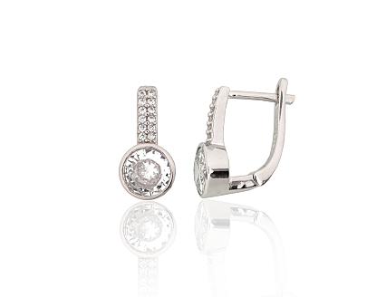 Ohrringe aus Silber mit Zirkonia
