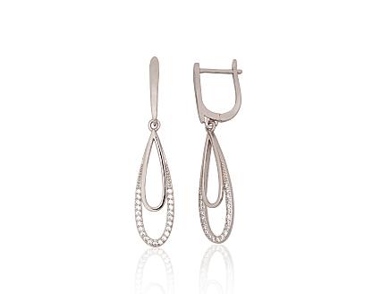 Ohrringe aus Silber mit Zirkonia