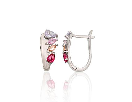 Ohrringe aus Silber mit Zirkonia