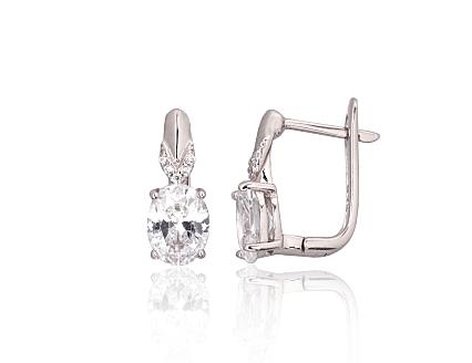 Ohrringe aus Silber mit Zirkonia