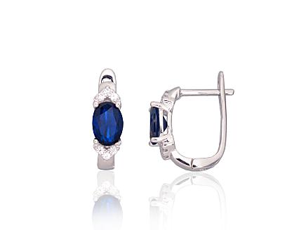Ohrringe aus Silber mit Zirkonia