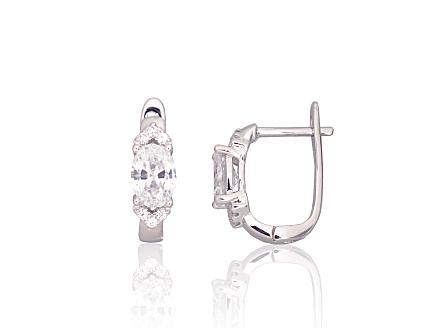 Ohrringe aus Silber mit Zirkonia