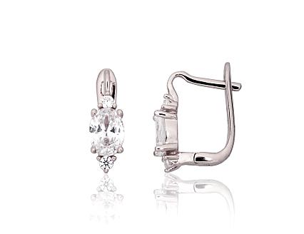 Ohrringe aus Silber mit Zirkonia