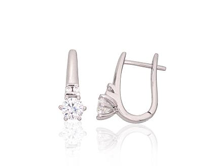 Ohrringe aus Silber mit Zirkonia
