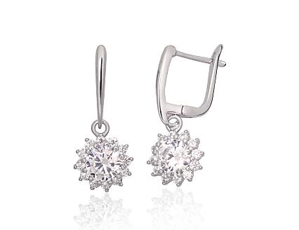 Ohrringe aus Silber mit Zirkonia