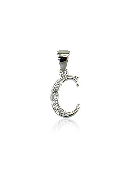 Kettenanhänger aus Silber mit Zirkonia