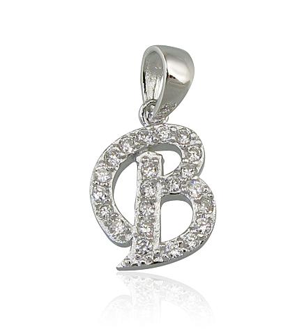 Kettenanhänger aus Silber mit Zirkonia