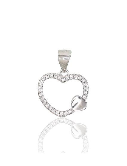Kettenanhänger aus Silber mit Zirkonia