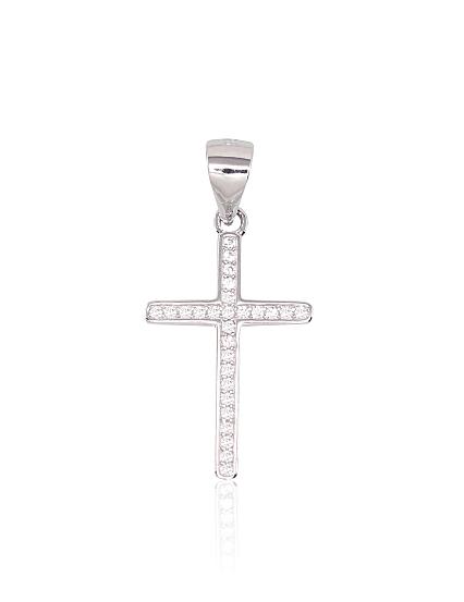 Kettenanhänger aus Silber mit Zirkonia