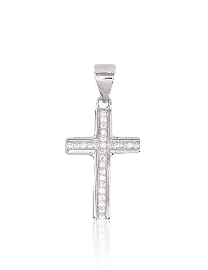 Kettenanhänger aus Silber mit Zirkonia